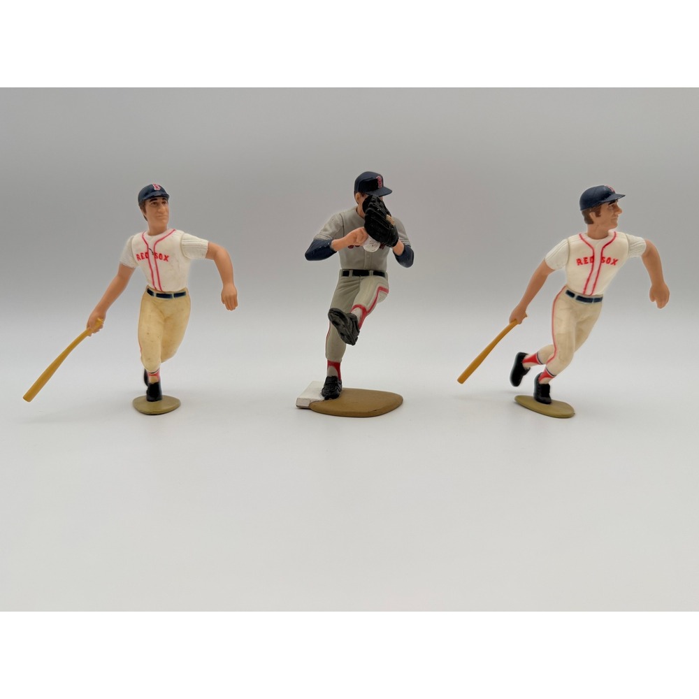 Vintage Boston Red Sox MLB Figurines Yastrzemski Clemens 3pc Set 1989 1995 SRI